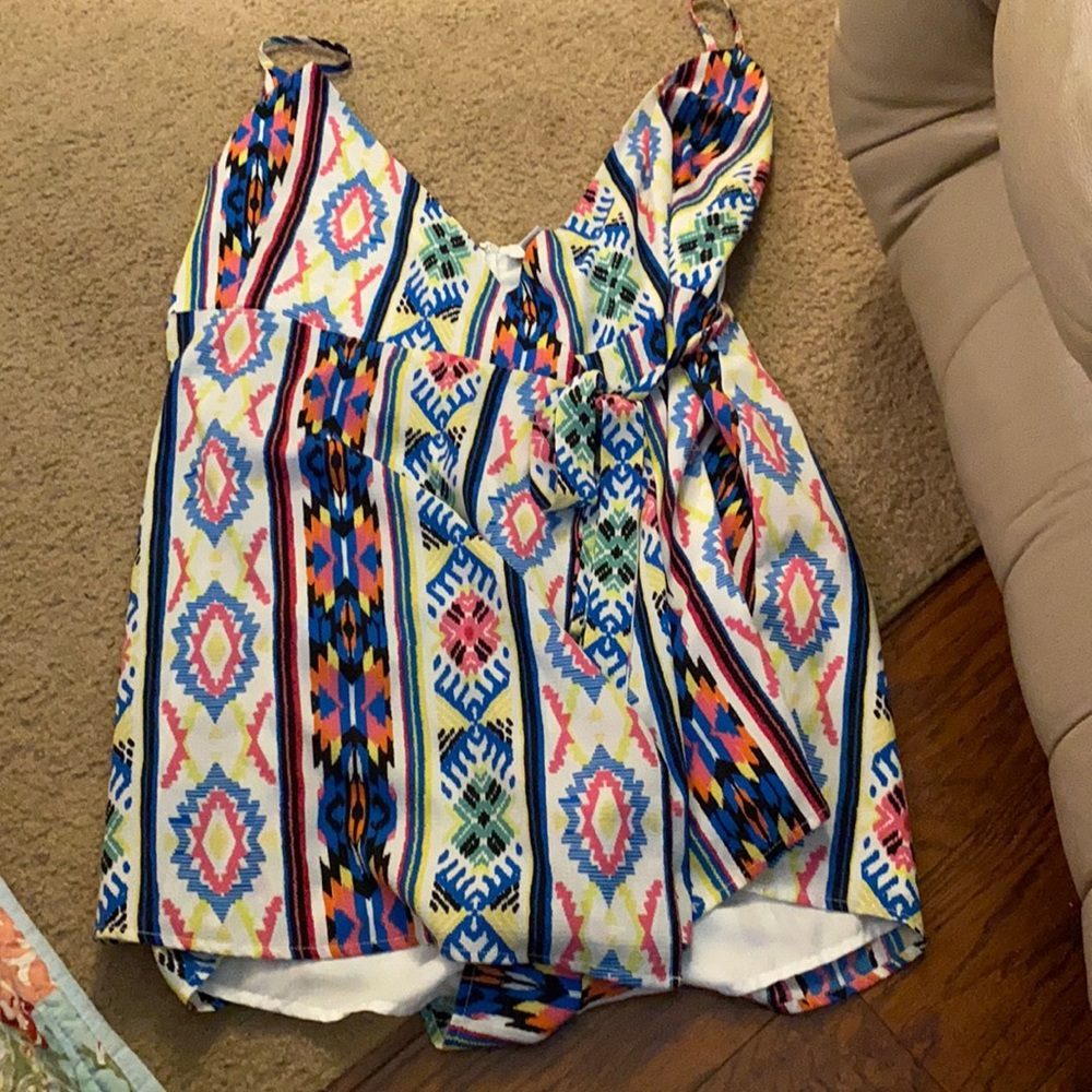 Wrap around romper